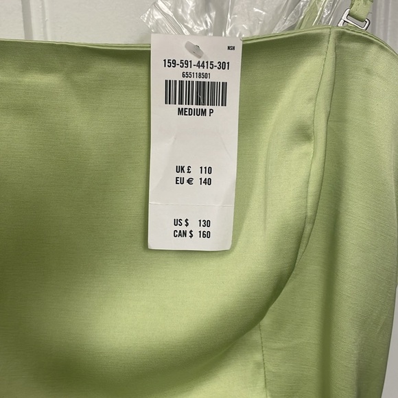 Abercrombie & Fitch strapless satin sculp maxi dress - Picture 5 of 7